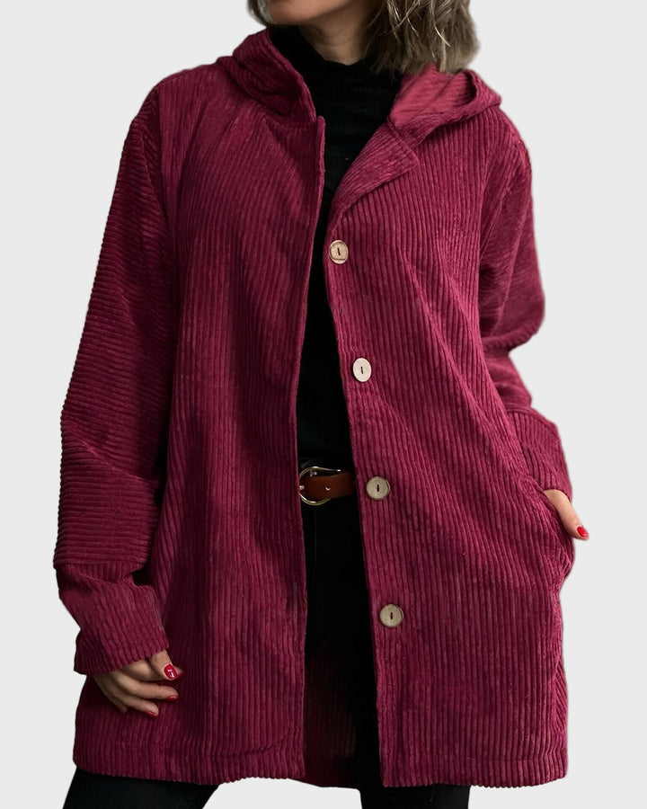 Indy | Corduroy Hooded Jacket