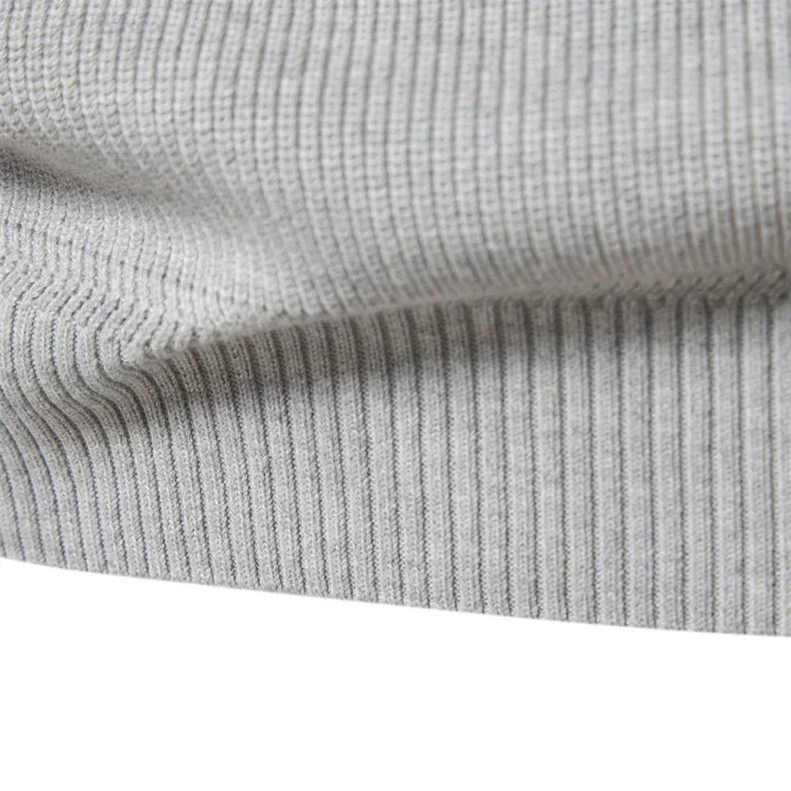 Callum | Knitted Zip-Up Sweater