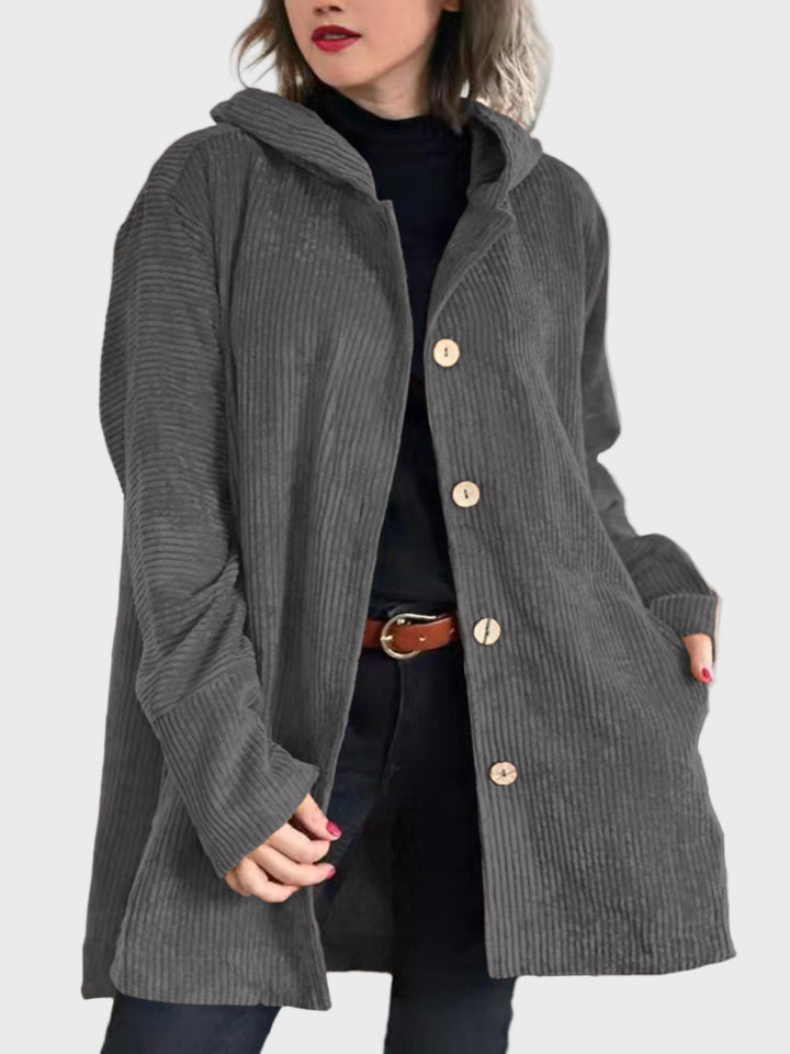Indy | Corduroy Hooded Jacket