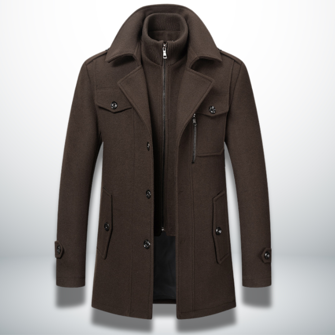 Angelo | Warm and elegant coat for men