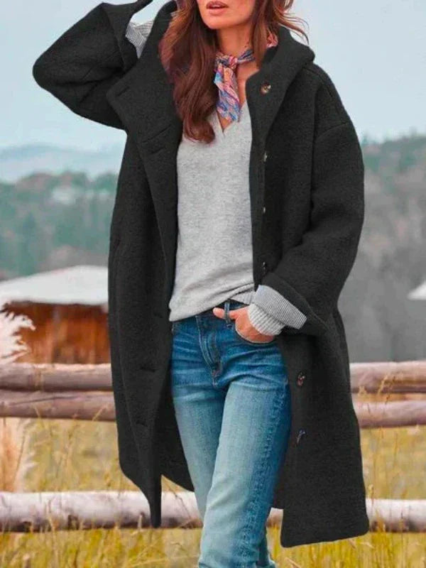 AMELIE - Stylish long winter jacket