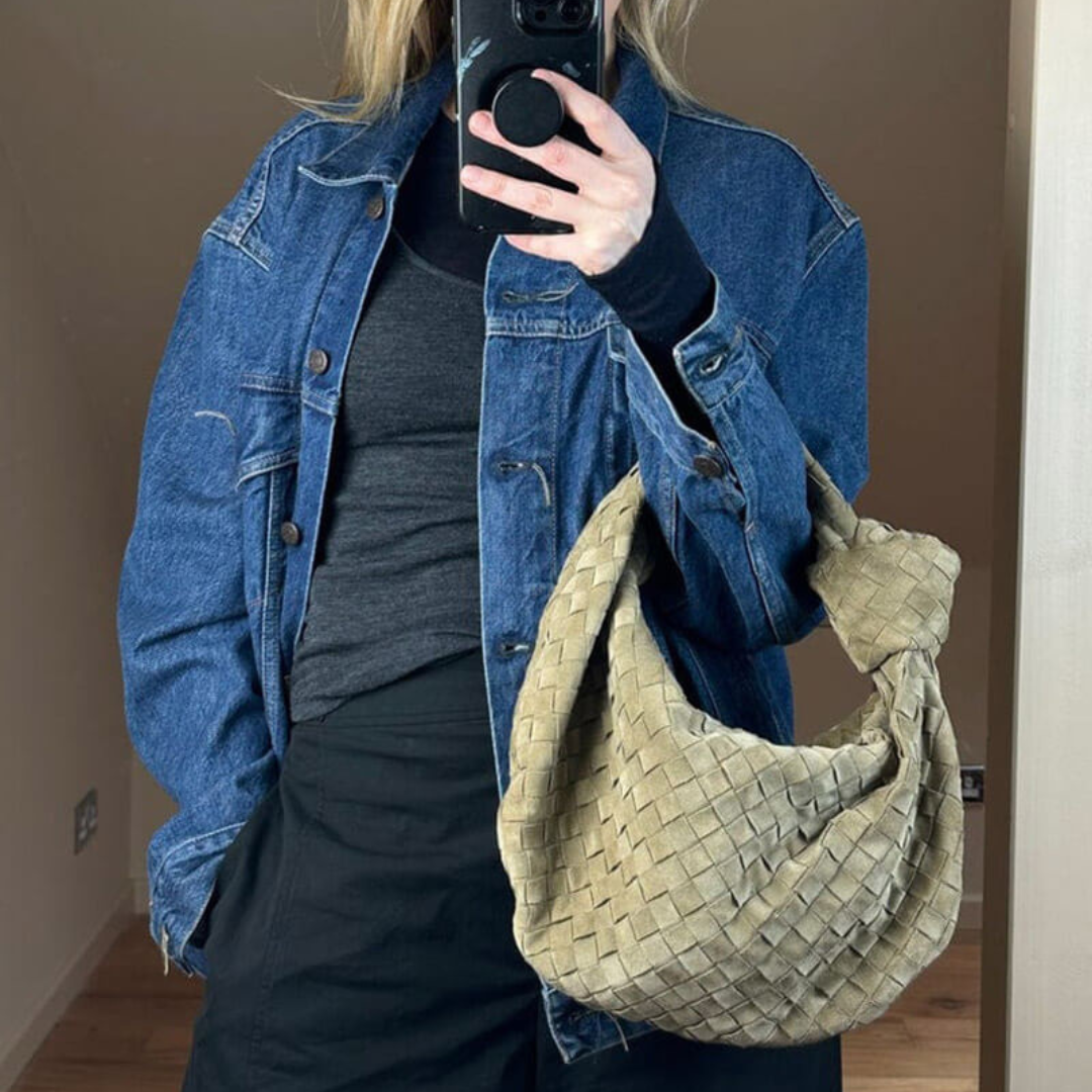 West & Co® | LARGE BRAIDED WOMEN'S HANDBAG