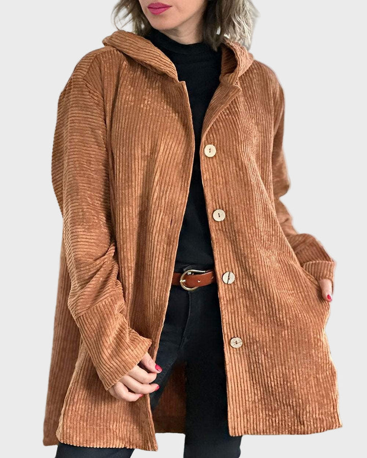 Indy | Corduroy Hooded Jacket