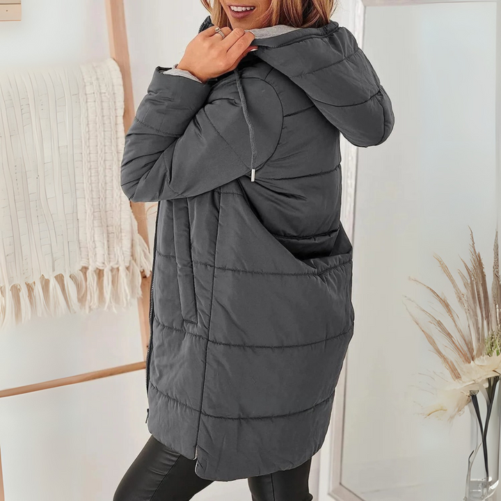 YILA - Casual Hooded Puffer Down Jacket