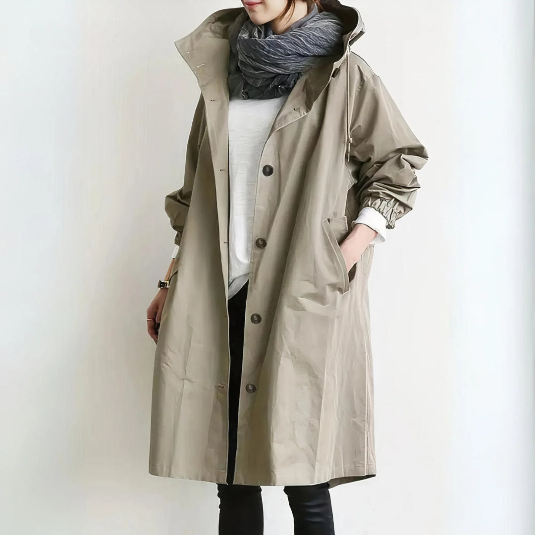 Eliza - Elegant Water Repellent Trench Coat