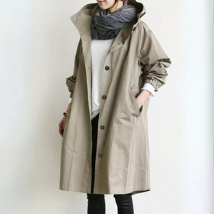 Eliza - Elegant Water Repellent Trench Coat