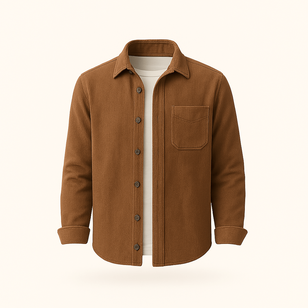Miles - Corduroy Shirt With Buttons