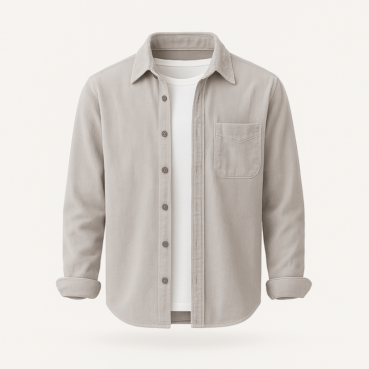 Miles - Corduroy Shirt With Buttons