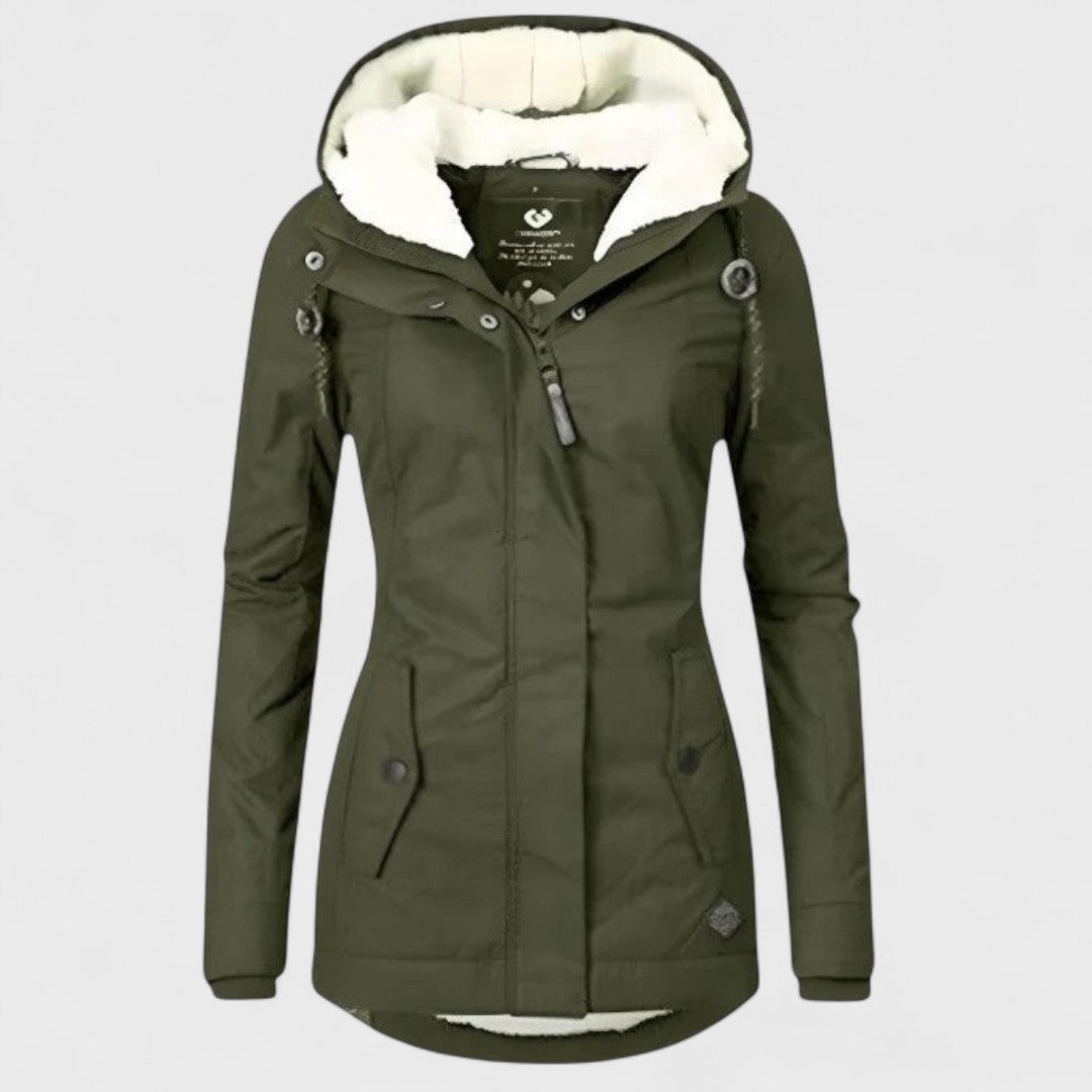 Amelie | Waterproof winter jacket with hood
