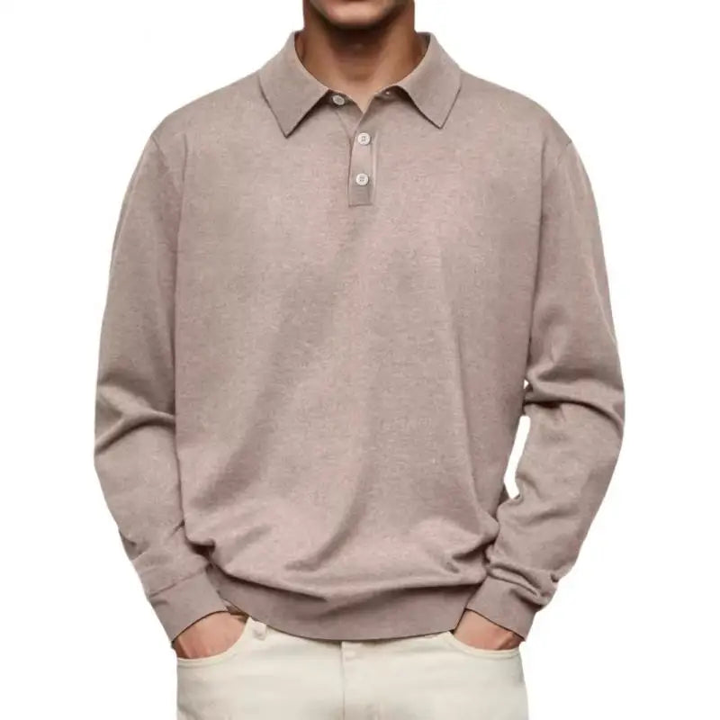 Carter | Casual Long-sleeved Polo Shirt