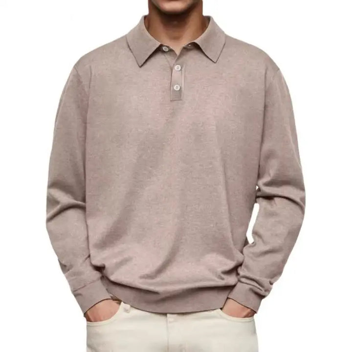 Carter | Casual Long-sleeved Polo Shirt