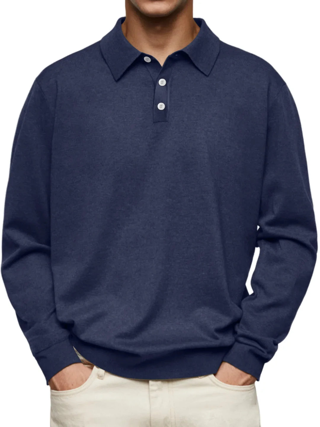 Carter | Casual Long-sleeved Polo Shirt