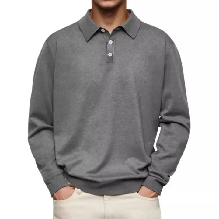 Carter | Casual Long-sleeved Polo Shirt