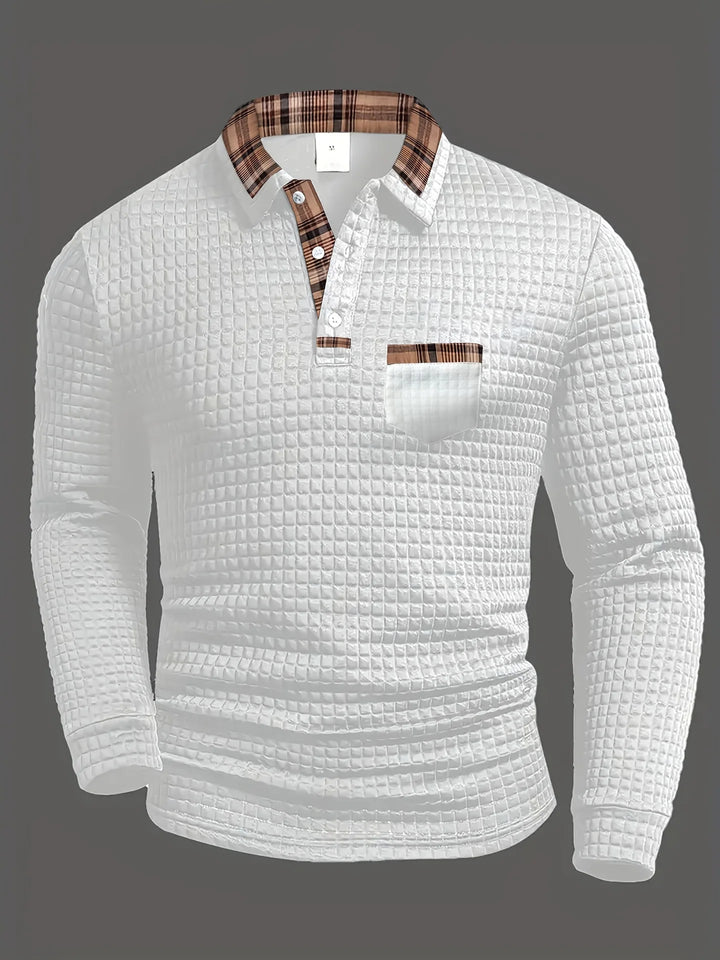 Preston | Polo Shirt With Checkered Pattern