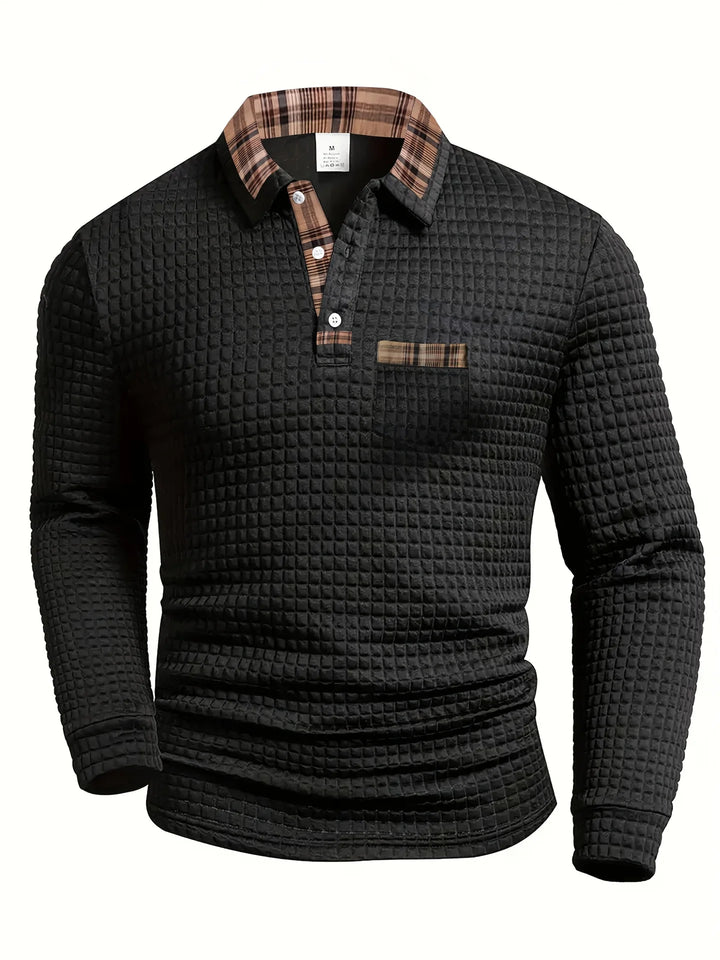 Preston | Polo Shirt With Checkered Pattern