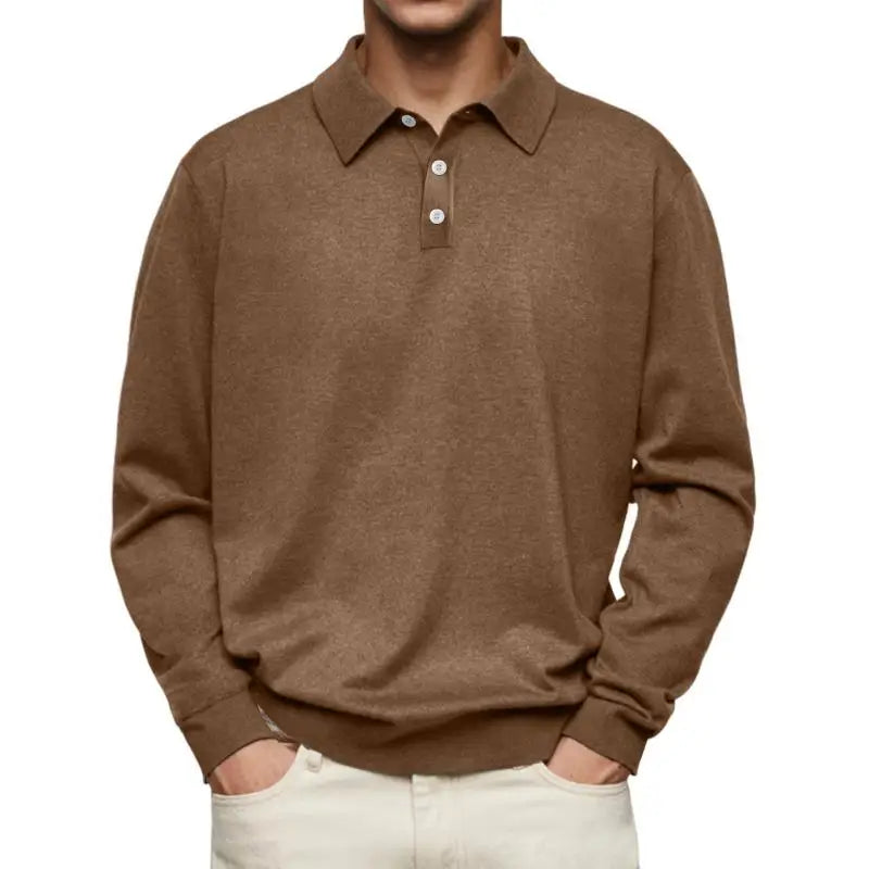 Carter | Casual Long-sleeved Polo Shirt