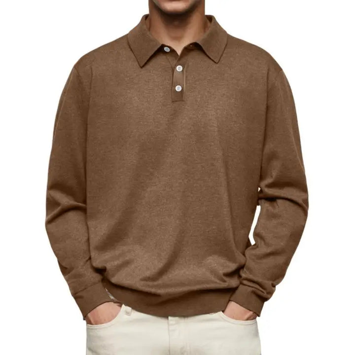 Carter | Casual Long-sleeved Polo Shirt