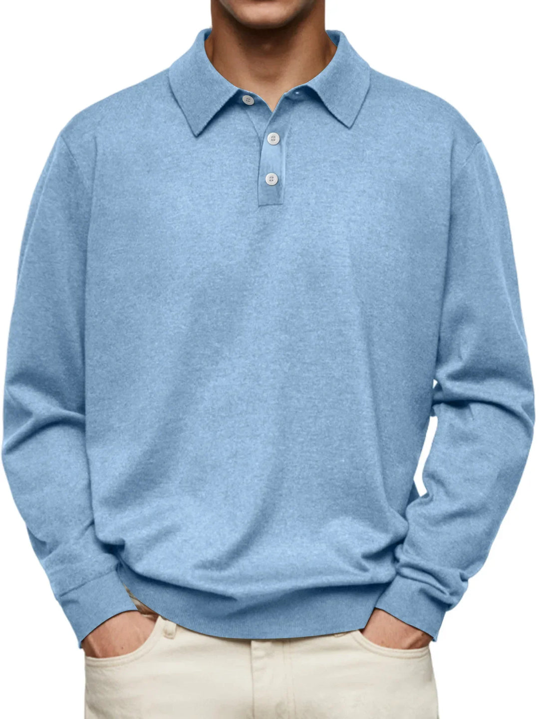Carter | Casual Long-sleeved Polo Shirt