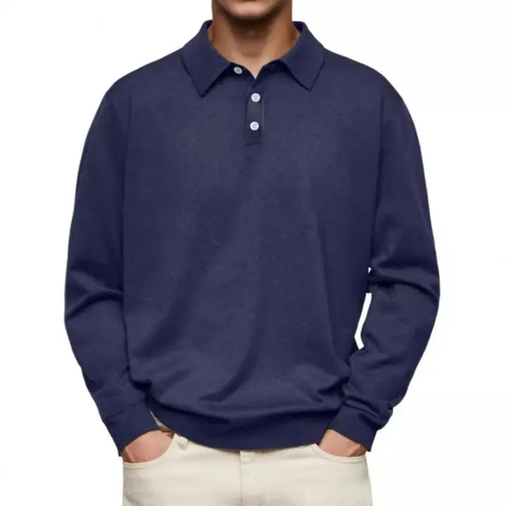 Carter | Casual Long-sleeved Polo Shirt