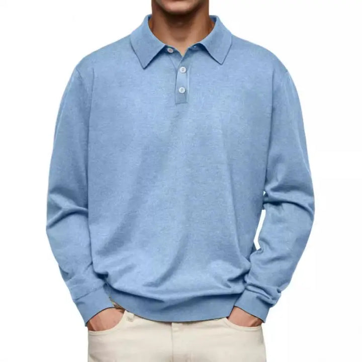 Carter | Casual Long-sleeved Polo Shirt
