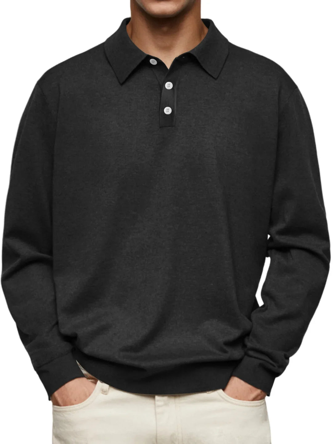 Carter | Casual Long-sleeved Polo Shirt