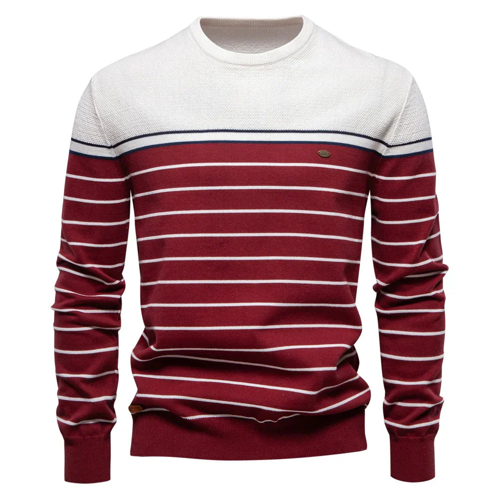 Hugo | Men's Sweater With Striped Design