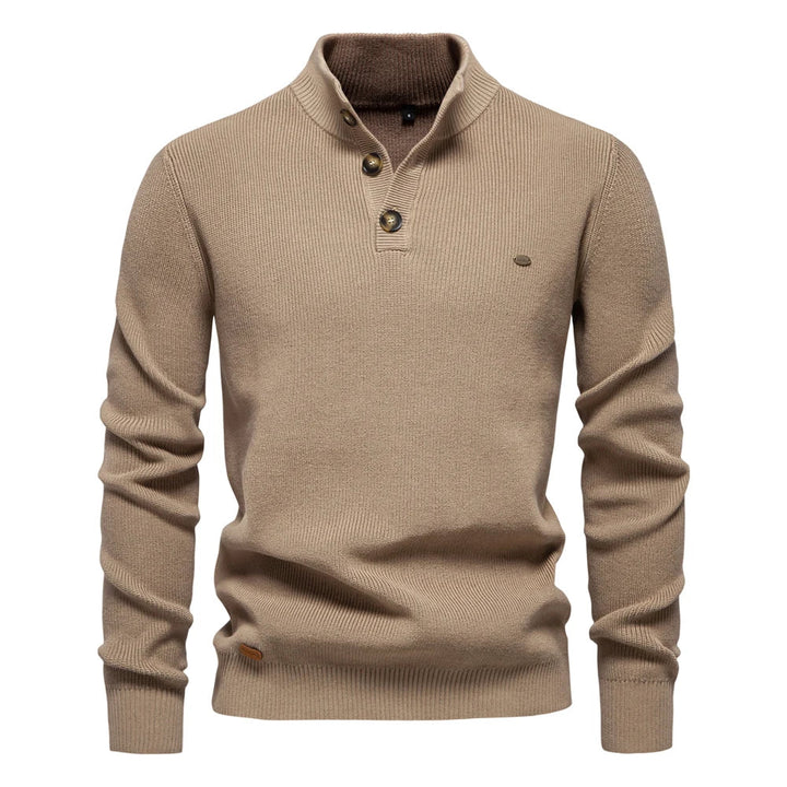 Toby | Men's Sweater With Button Design
