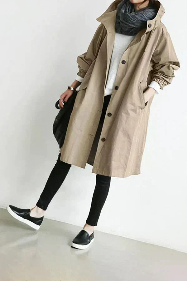 Eliza - Elegant Water Repellent Trench Coat