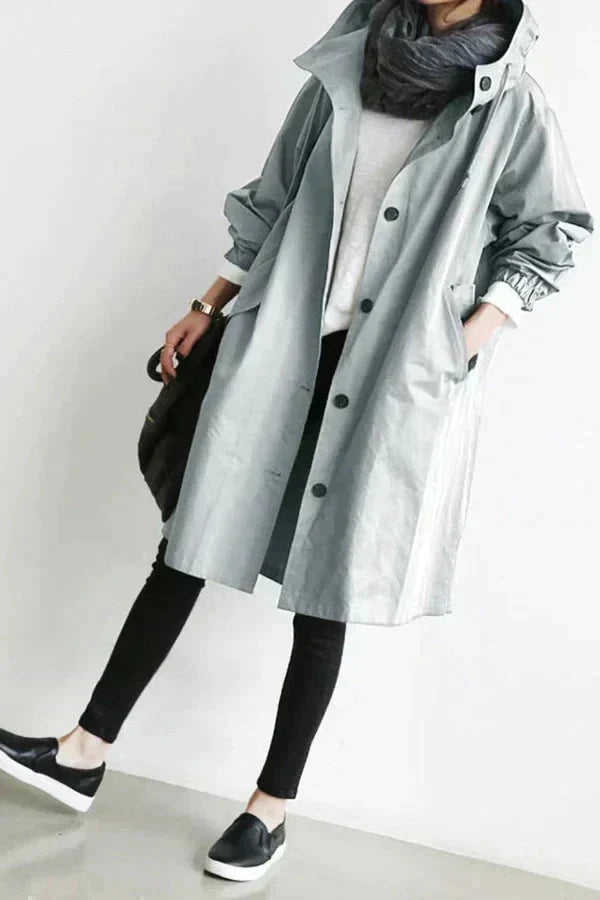 Eliza - Elegant Water Repellent Trench Coat