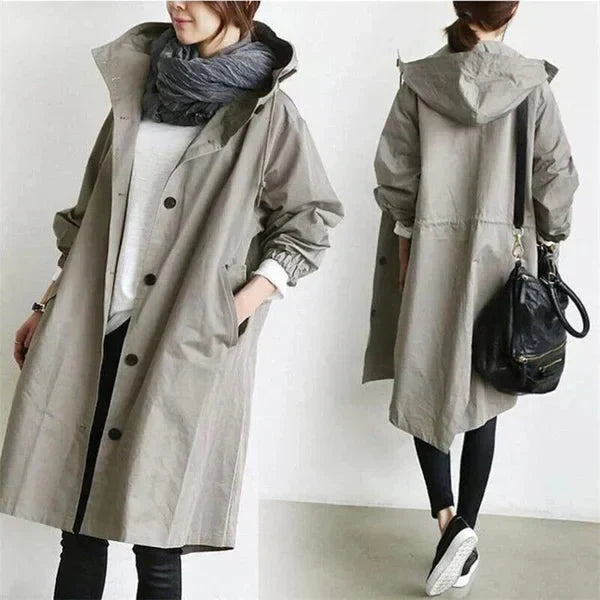 Eliza - Elegant Water Repellent Trench Coat