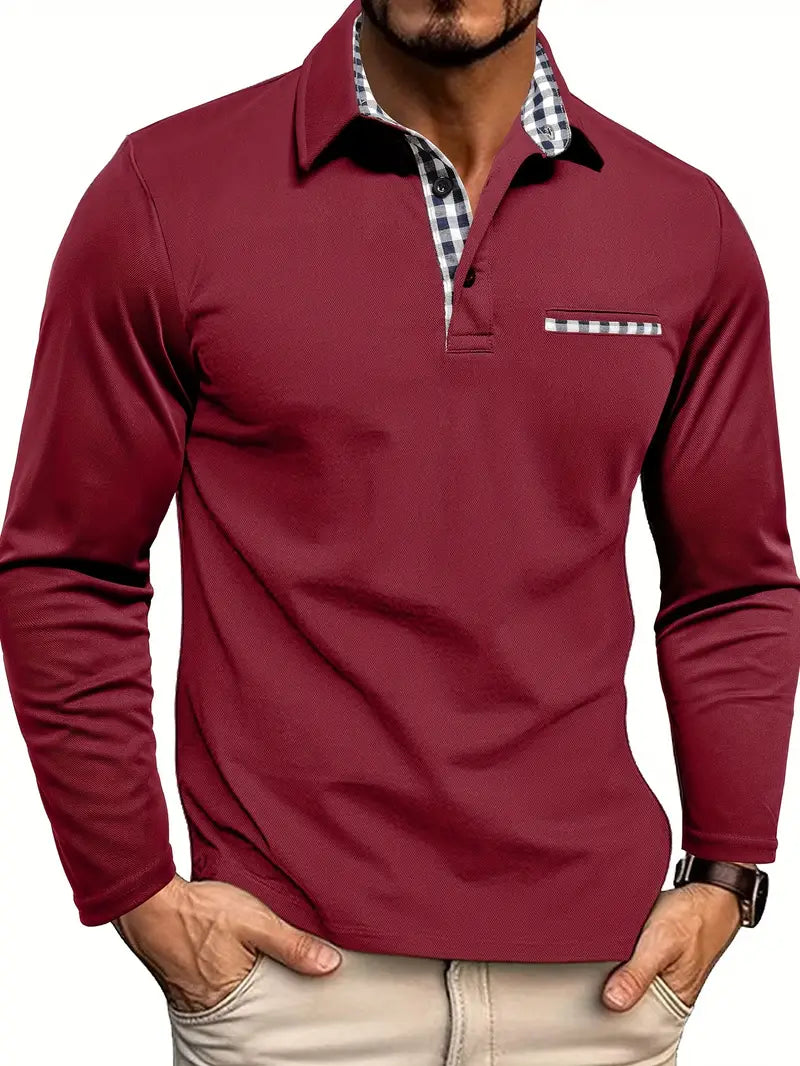 Logan - Long-sleeved polo shirt