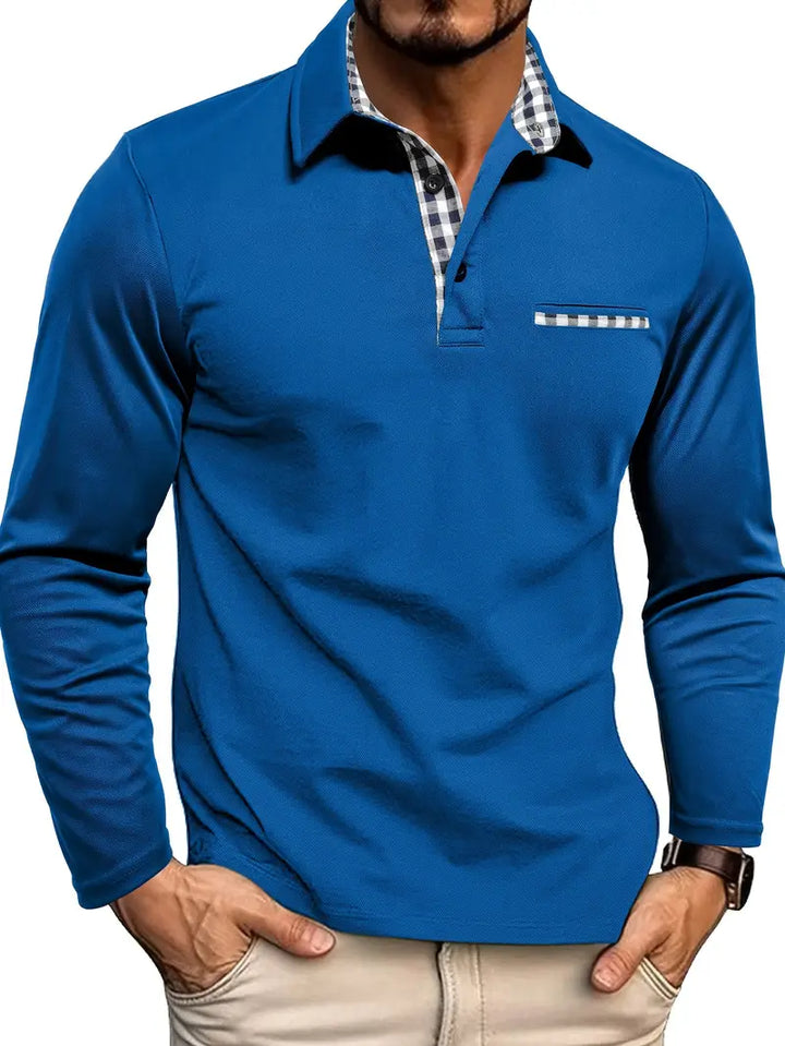 Logan - Long-sleeved polo shirt