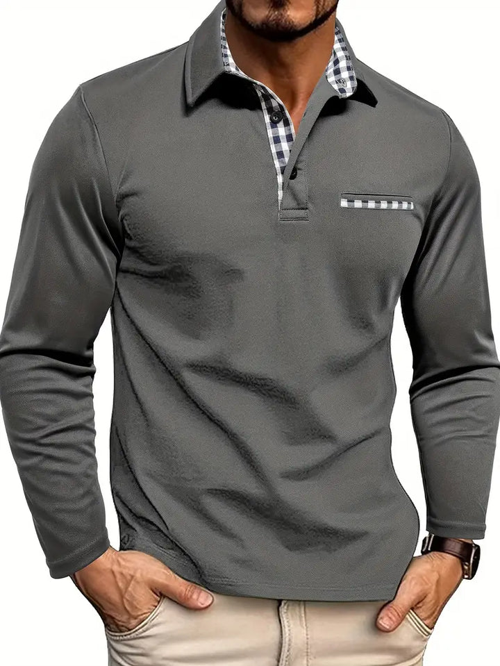 Logan - Long-sleeved polo shirt