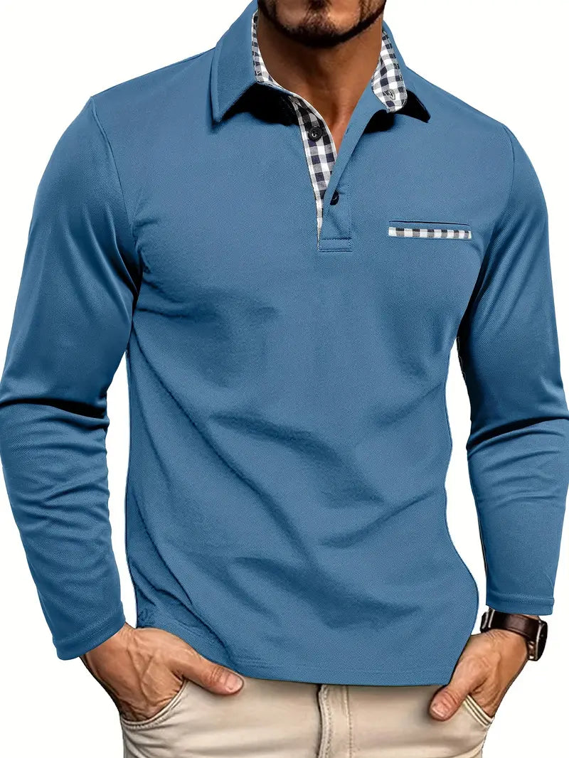 Logan - Long-sleeved polo shirt