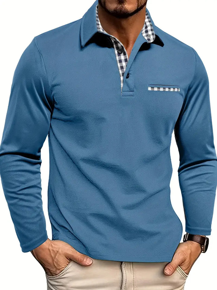 Logan - Long-sleeved polo shirt