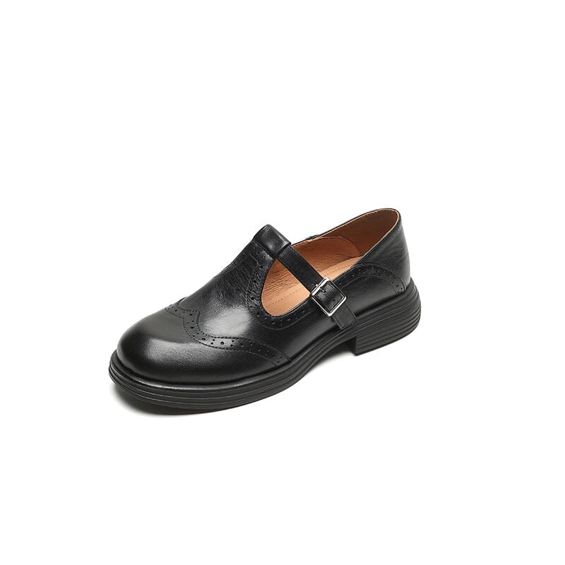 VELDA™ | Elegant Leather Mary Janes