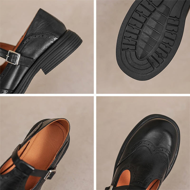 VELDA™ | Elegant Leather Mary Janes