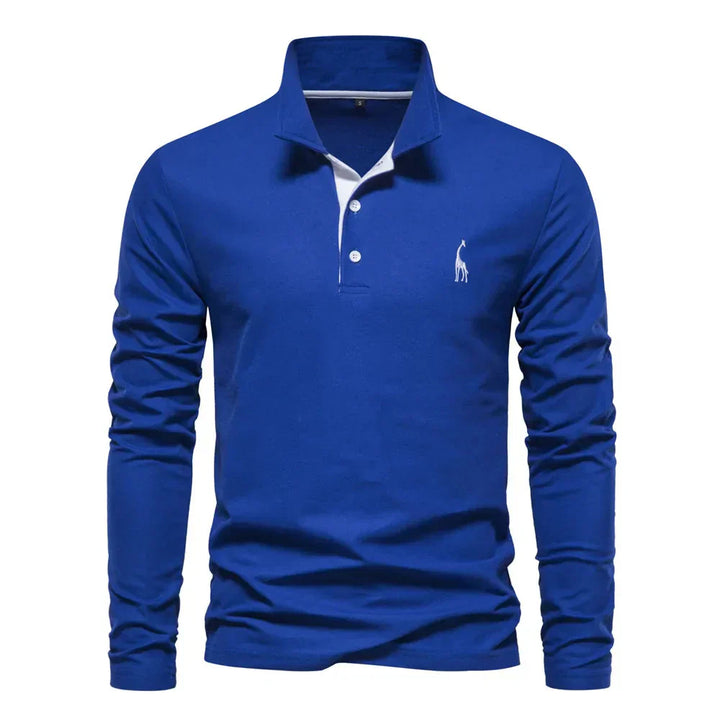 Dominic | Long-sleeved polo shirt