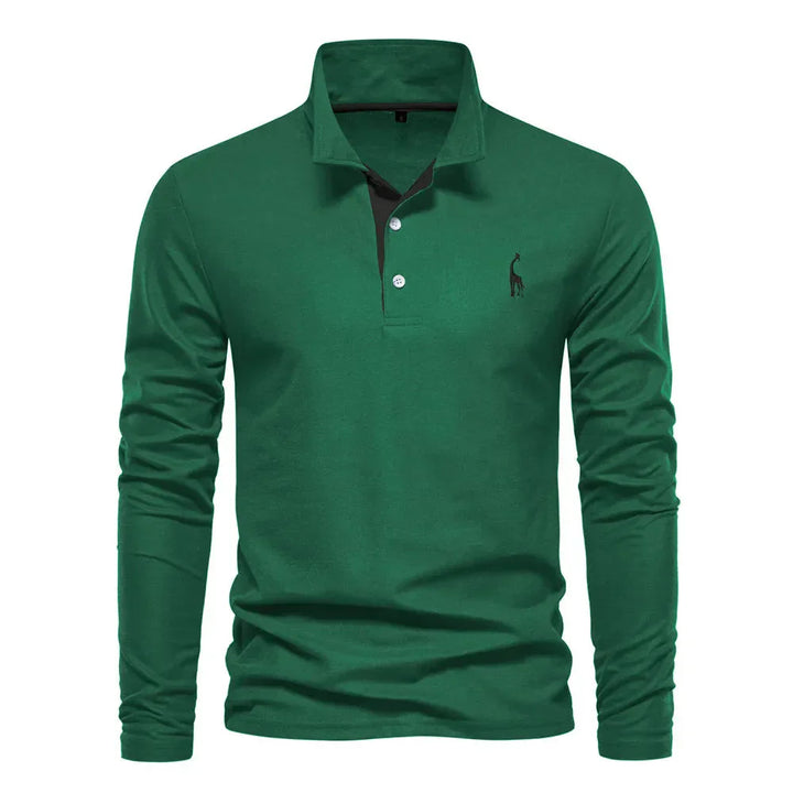Dominic | Long-sleeved polo shirt