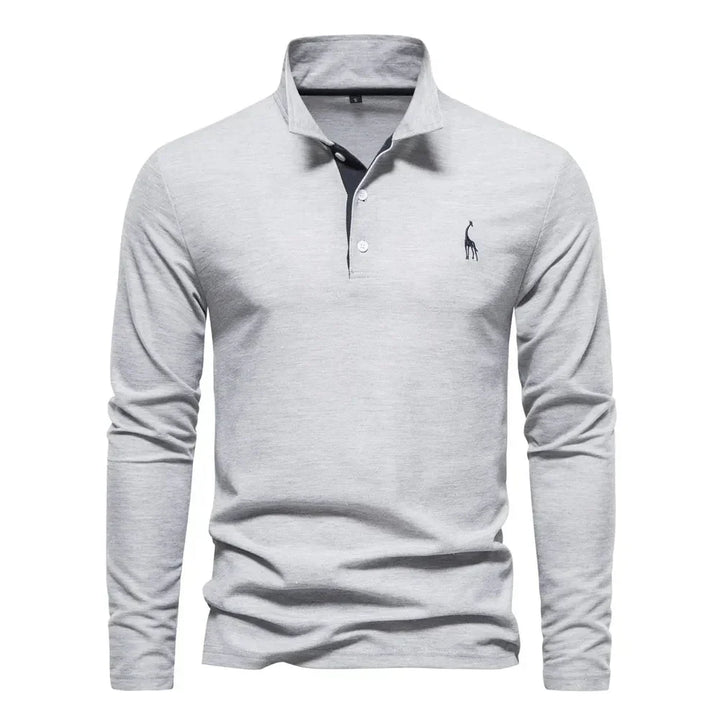 Dominic | Long-sleeved polo shirt