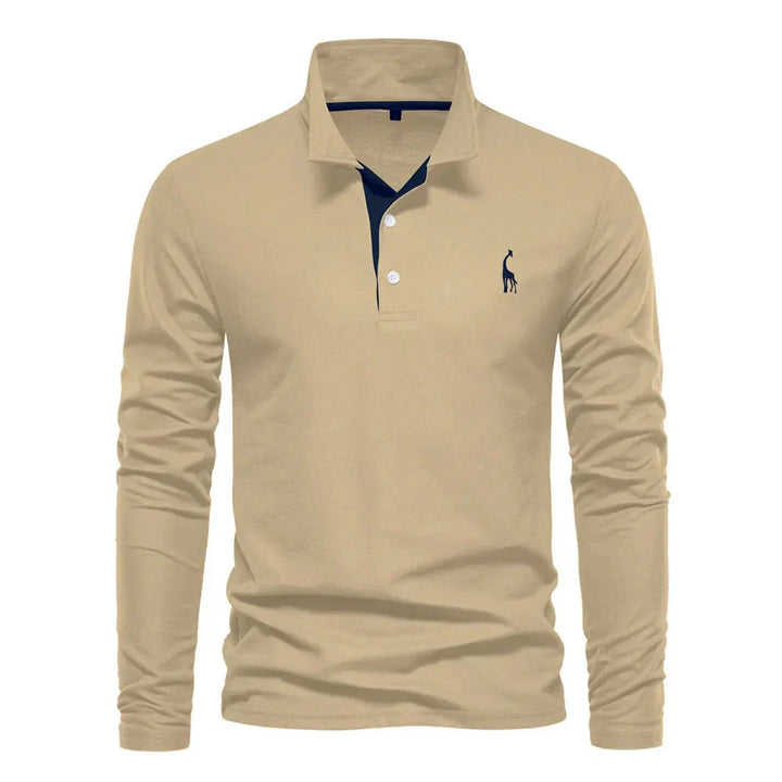 Dominic | Long-sleeved polo shirt