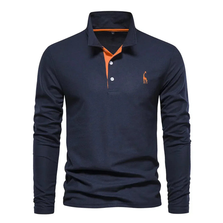 Dominic | Long-sleeved polo shirt