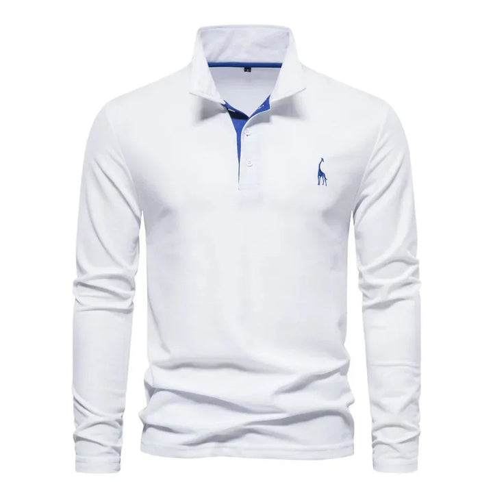 Dominic | Long-sleeved polo shirt