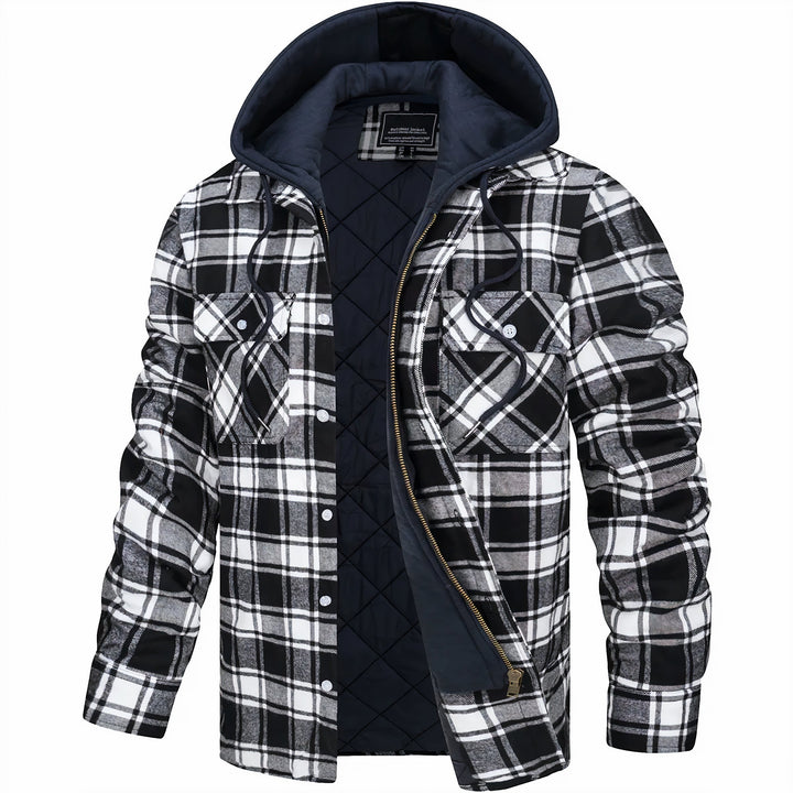 Levi | Checked jacket with zip