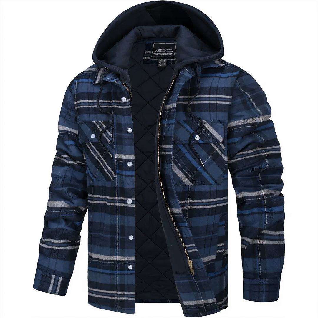 Levi | Checked jacket with zip