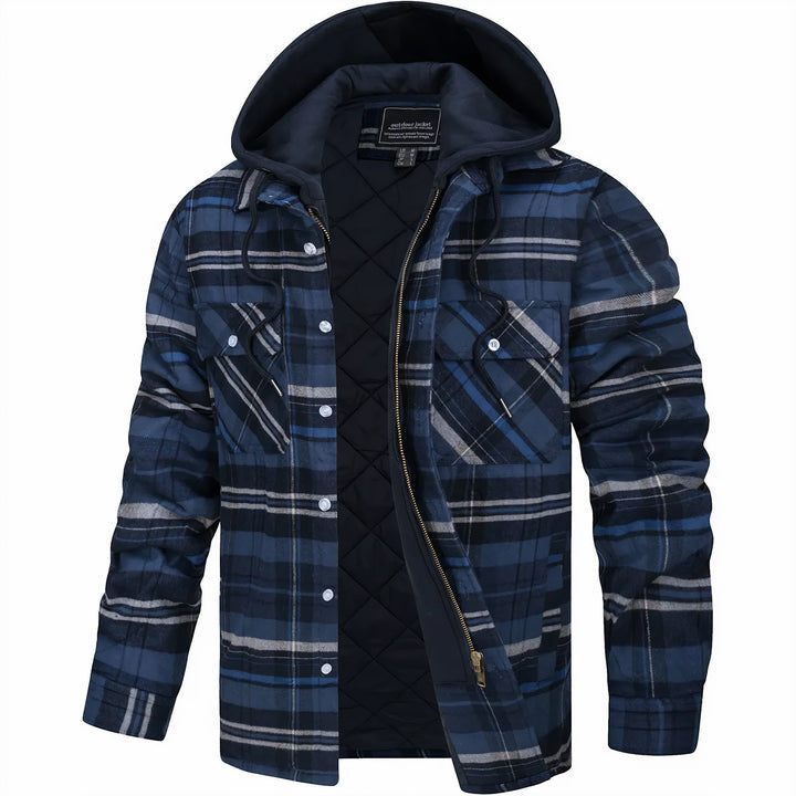 Levi | Checked jacket with zip