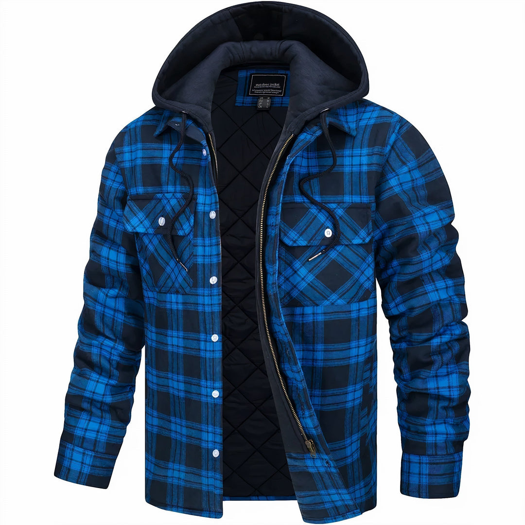 Levi | Checked jacket with zip